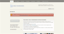 Desktop Screenshot of carlovandeninden.be